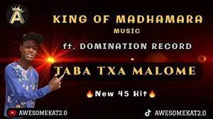 KING OF MADHAMARA MUSIC X DOMINATION RECORD – TABA TXA MALOME (NEW 45)